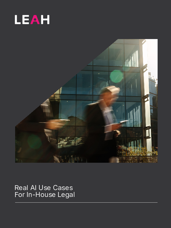 Real AI Use Cases for In-House Legal Download
