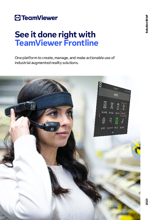 TeamViewer Frontline Platform Solution Brief Download