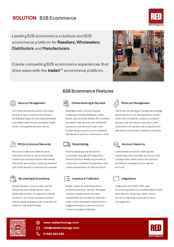 Red-Technology-B2B-Ecommerce-Datasheet Download