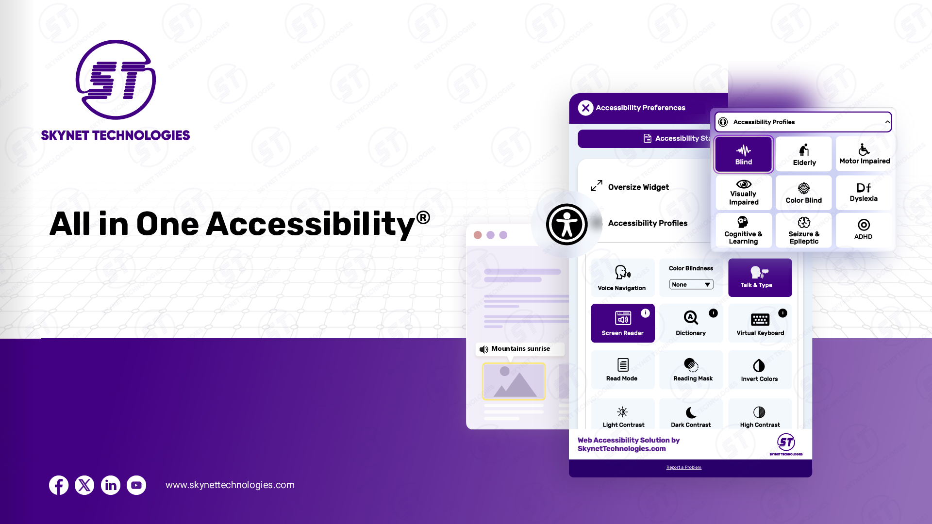 All in One Accessibility Features List Download