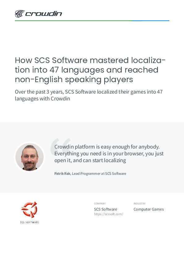 3 Lessons on Game Localization from SCS Software Download
