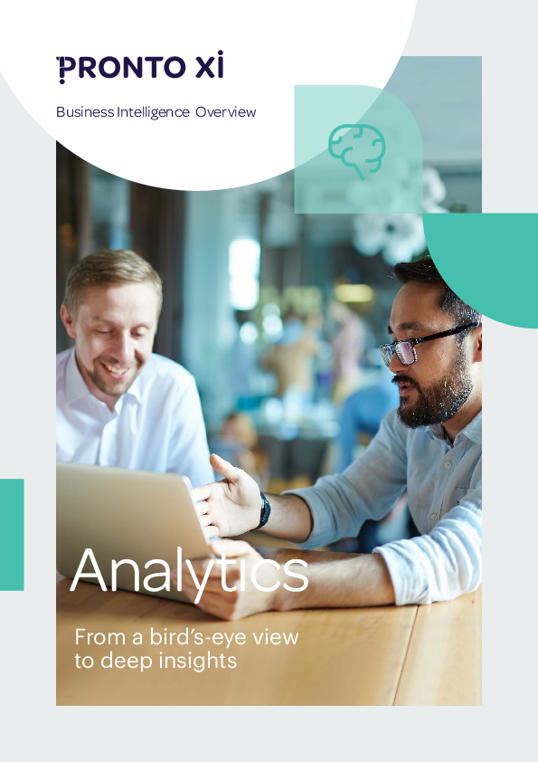 Pronto Xi 780 Analytics overview Download