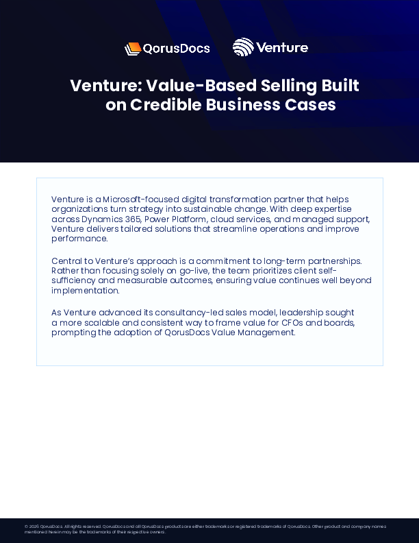 Venture Case Study Download