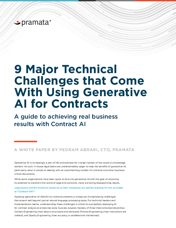 Pramata_whitepaper_8_technical_challenges_generative_ai_contracts_q3 Download