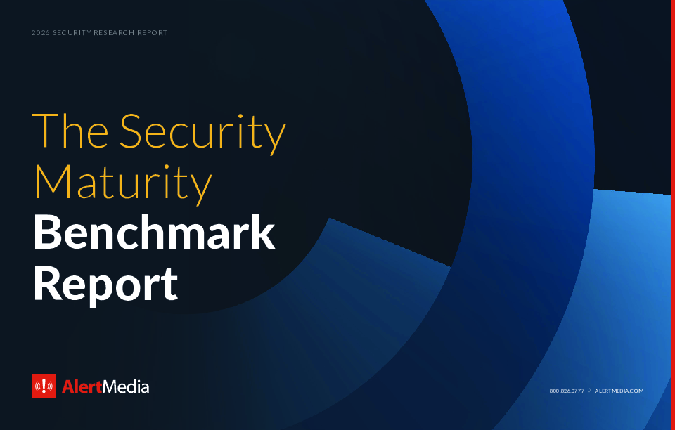 AlertMedia Security Maturity Benchmark Report Download