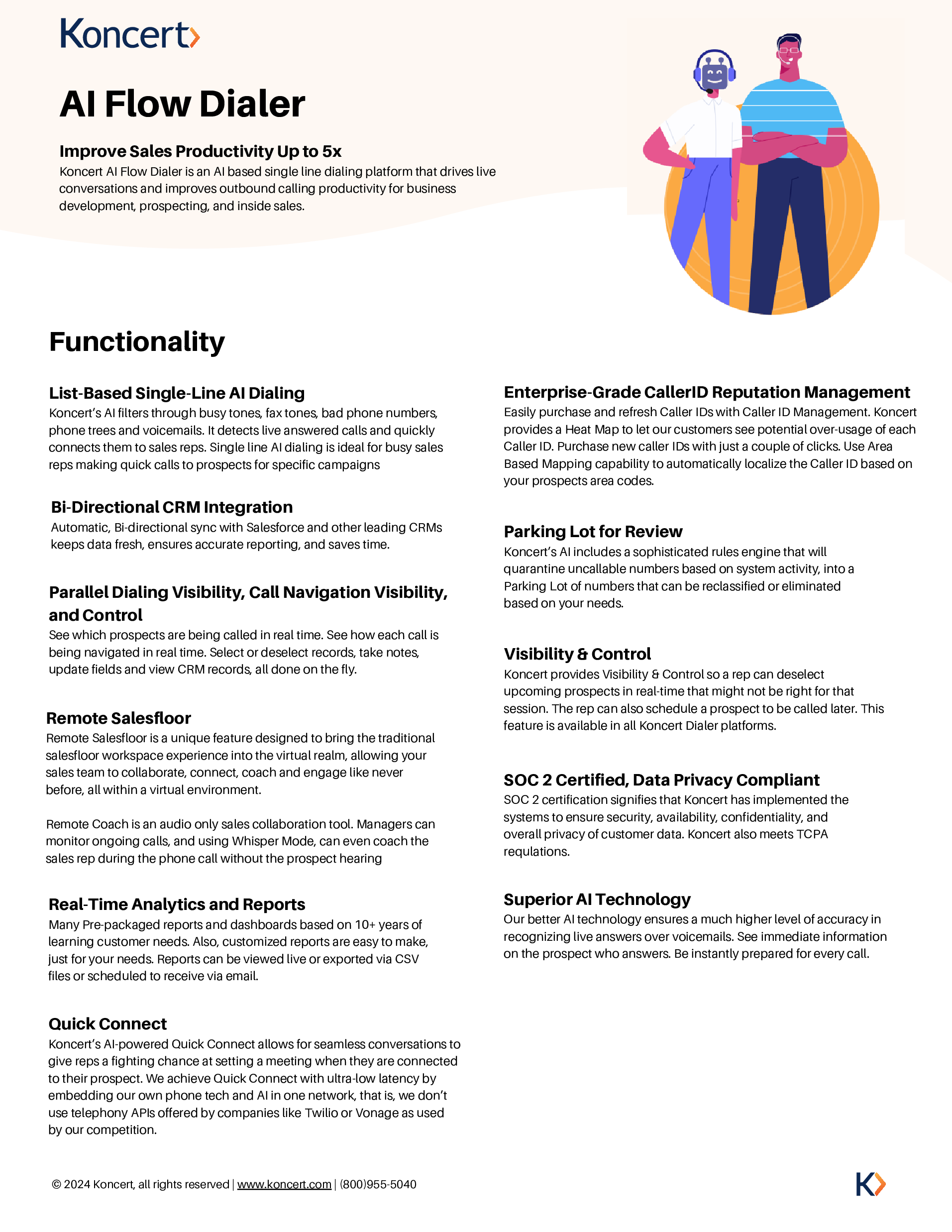 Download Koncert AI Flow Dialer Datasheet Download