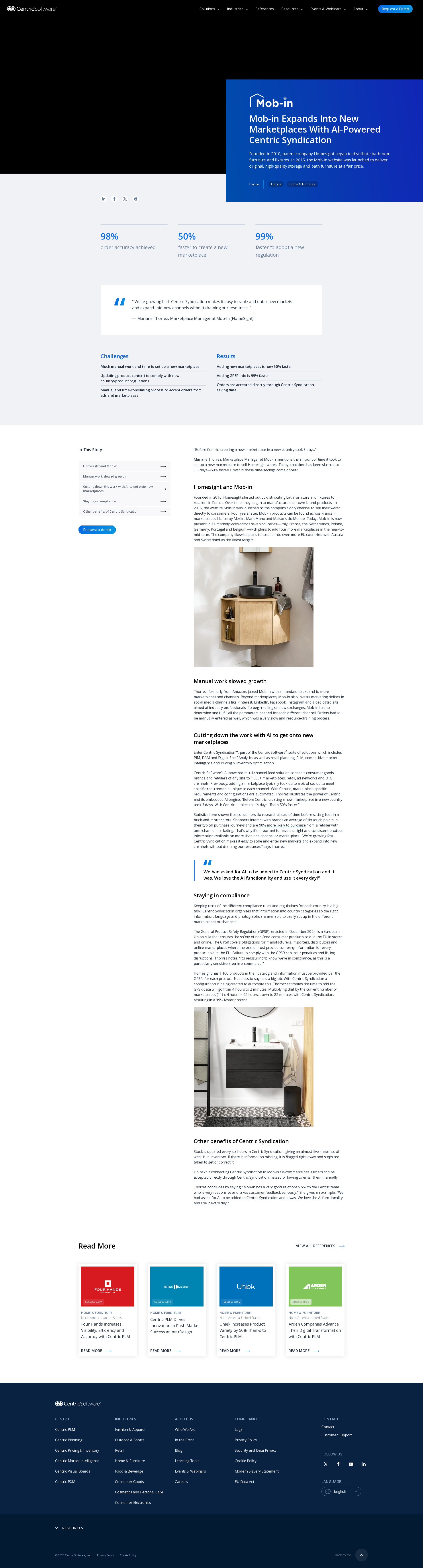 Mob-in Expands Into New Marketplaces With AI-Powered Centric PXM Download