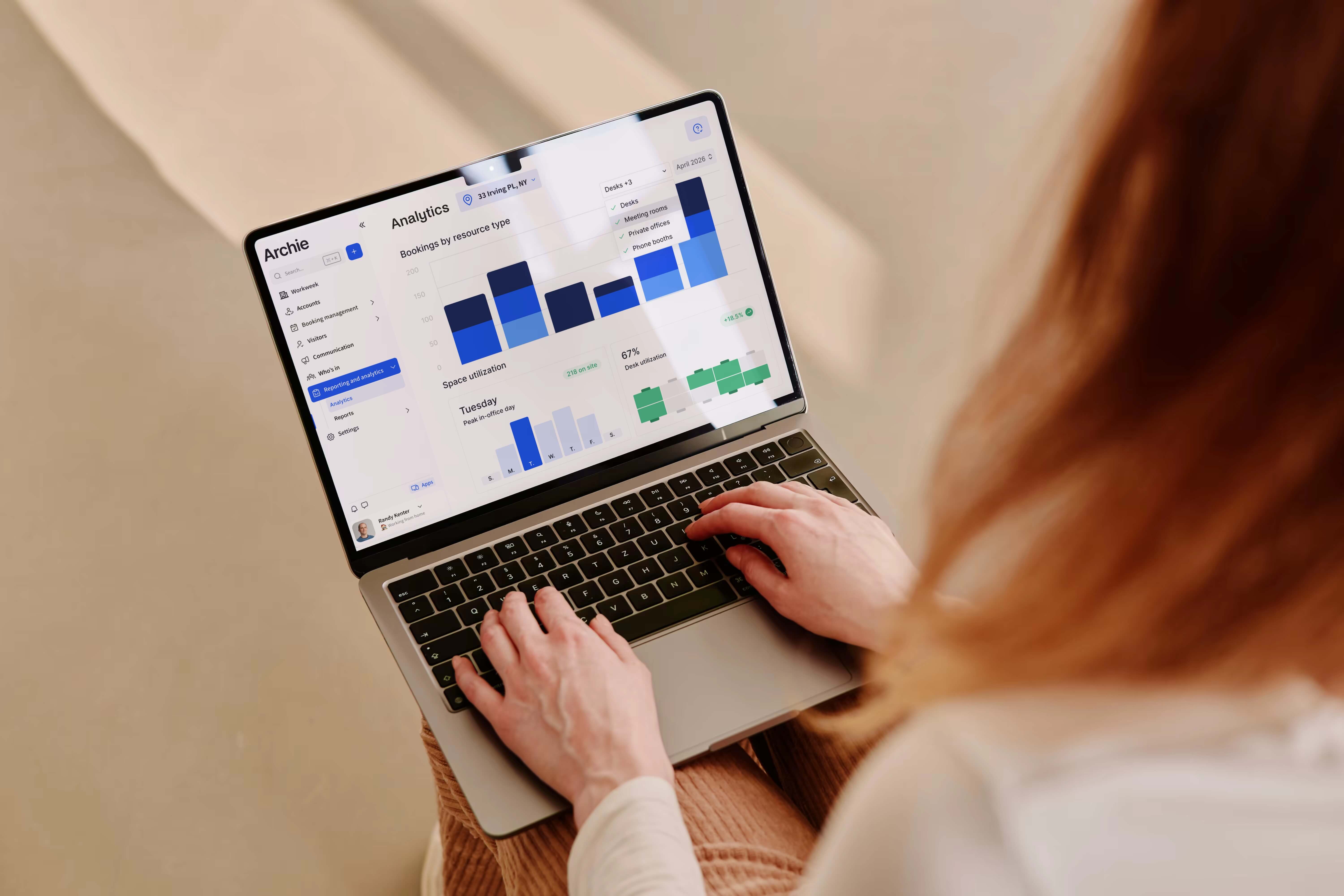 Stay on top of how your workspace is used Screenshot