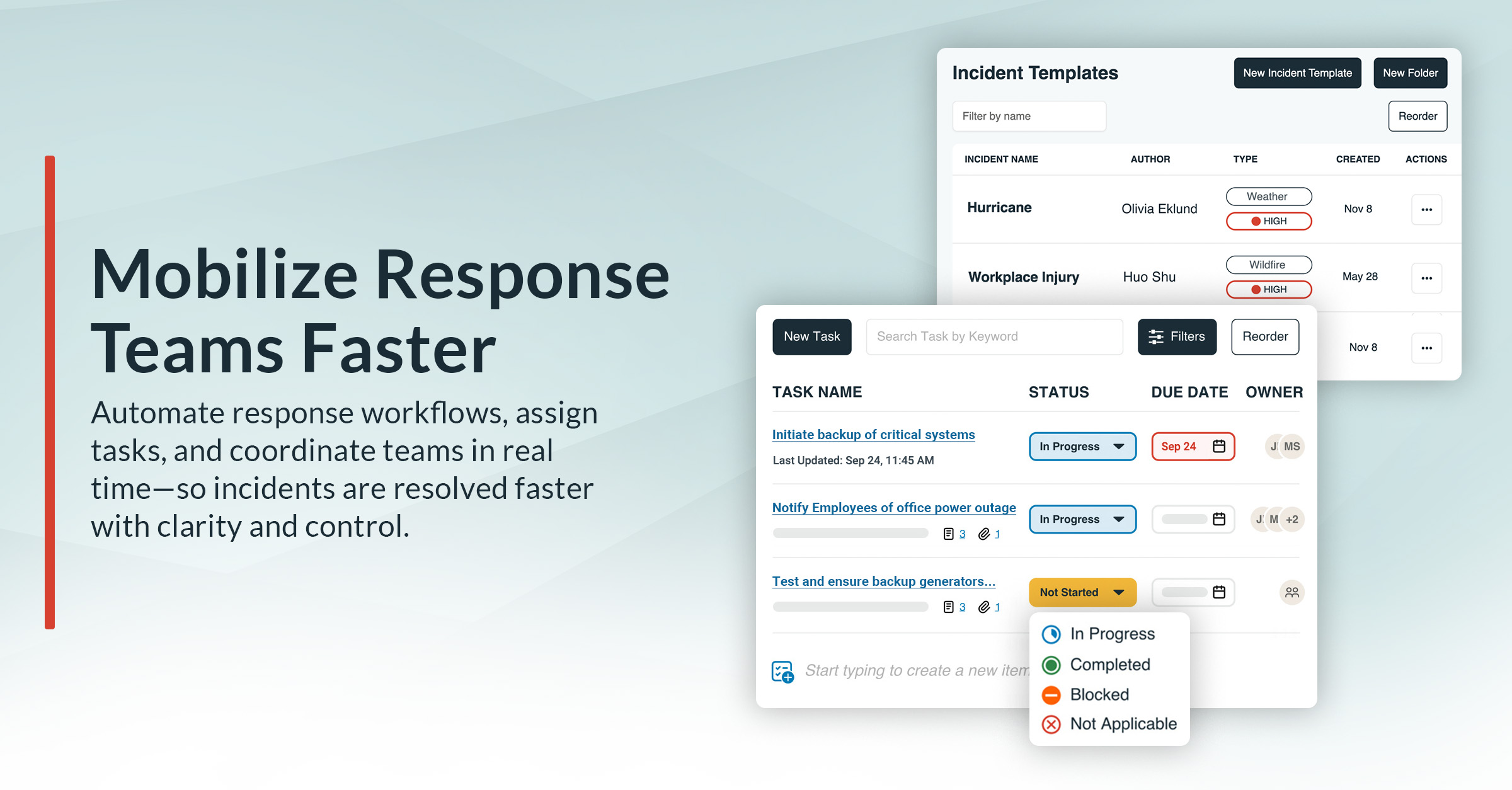 Mobilize Response Teams Faster Screenshot