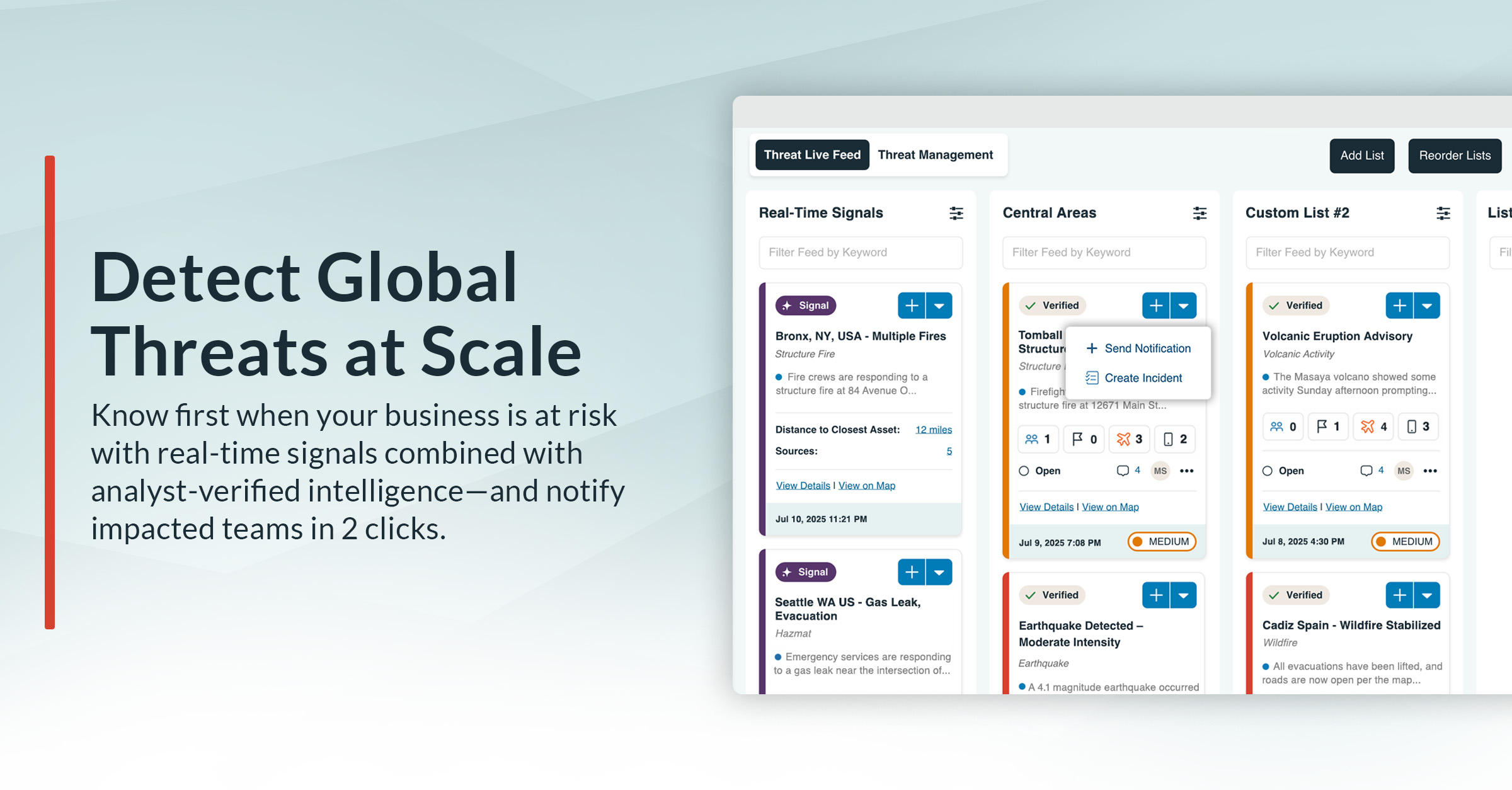 Detect Global Threats at Scale Screenshot