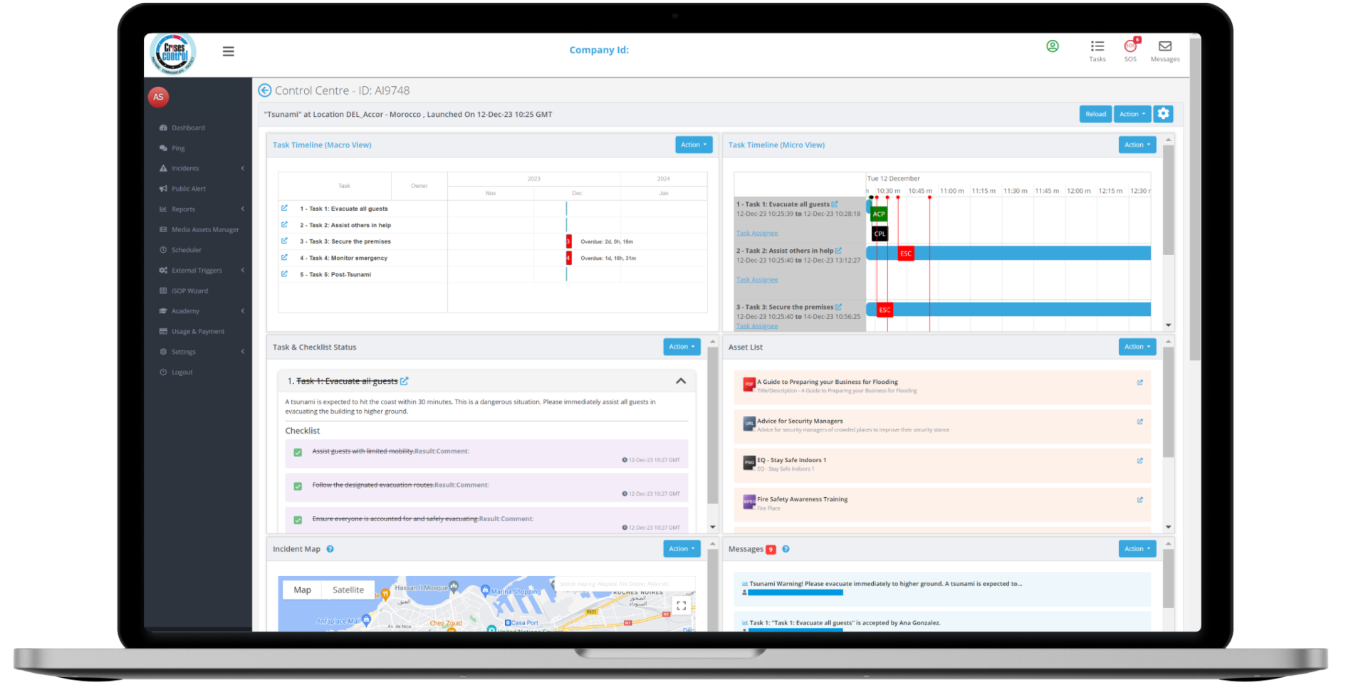 The Control Centre Screenshot