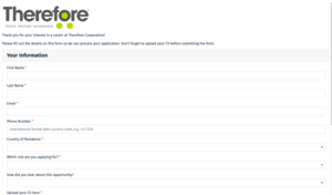 eForms Screenshot
