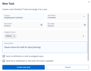 Ad-hoc Tasks Screenshot
