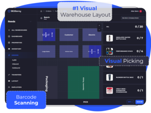 SKUSavvy Visual WMS Screenshot