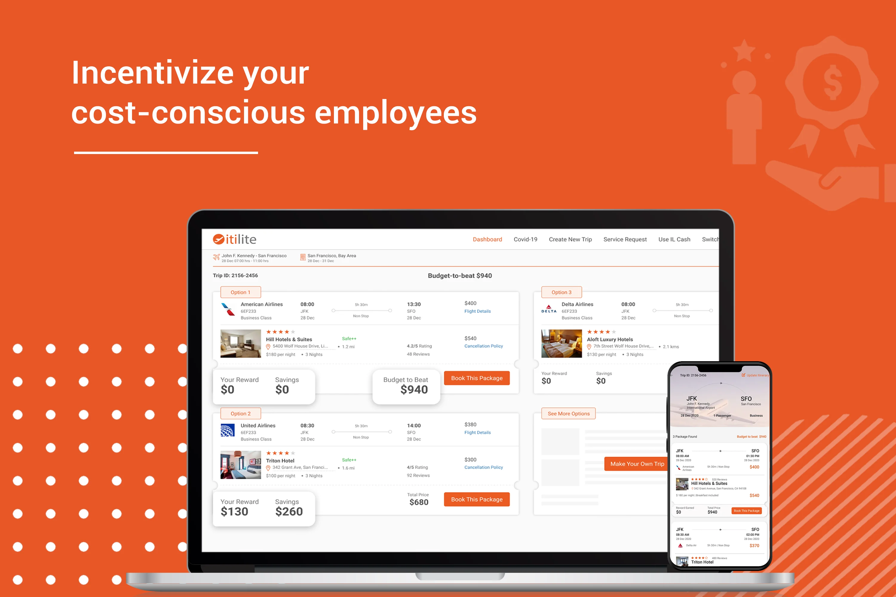 Travel Incentives for Employees Screenshot