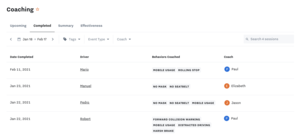 Samsara Coaching Screenshot