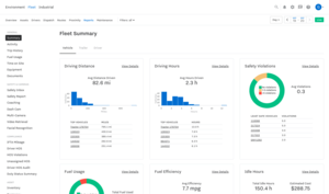 Samsara Fleet Summary Screenshot