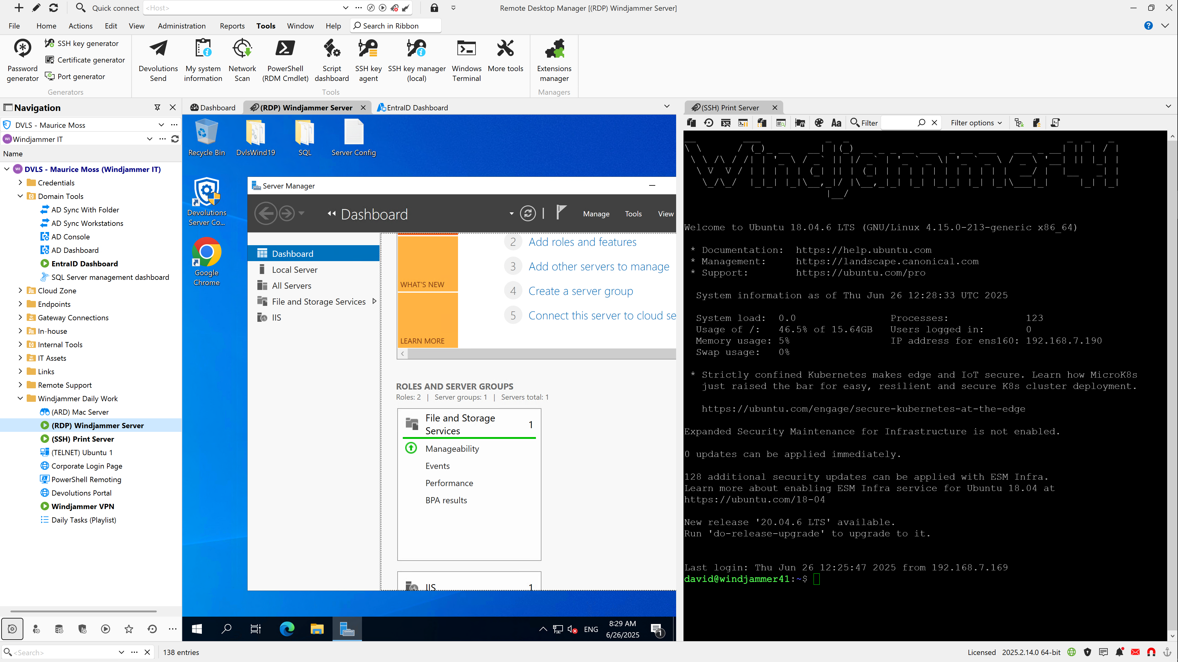 Devolutions Remote Desktop Manager Screenshot
