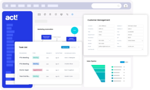 Main Dashboard with Task List and Customer Management CO Screenshot