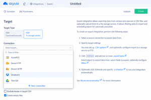 skyvia_export_salesforce_data_to_storage Screenshot
