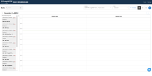 Dock Scheduling Screenshot
