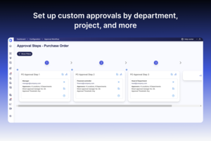 Approval workflow Screenshot