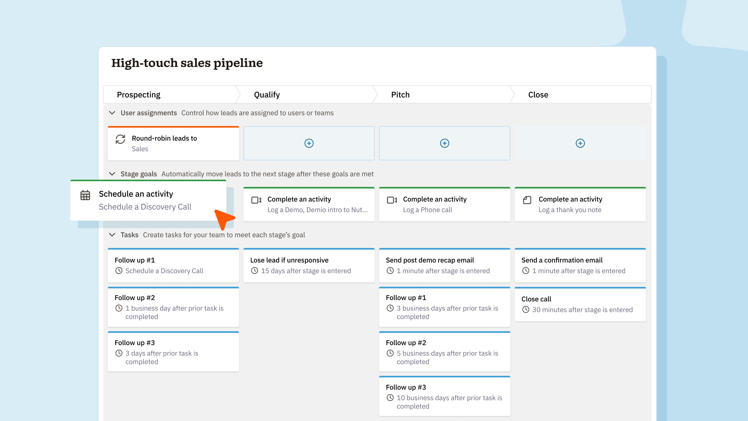 Sales Automation Screenshot
