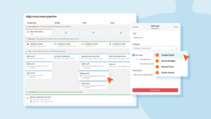 Pipeline + Assignee Screenshot