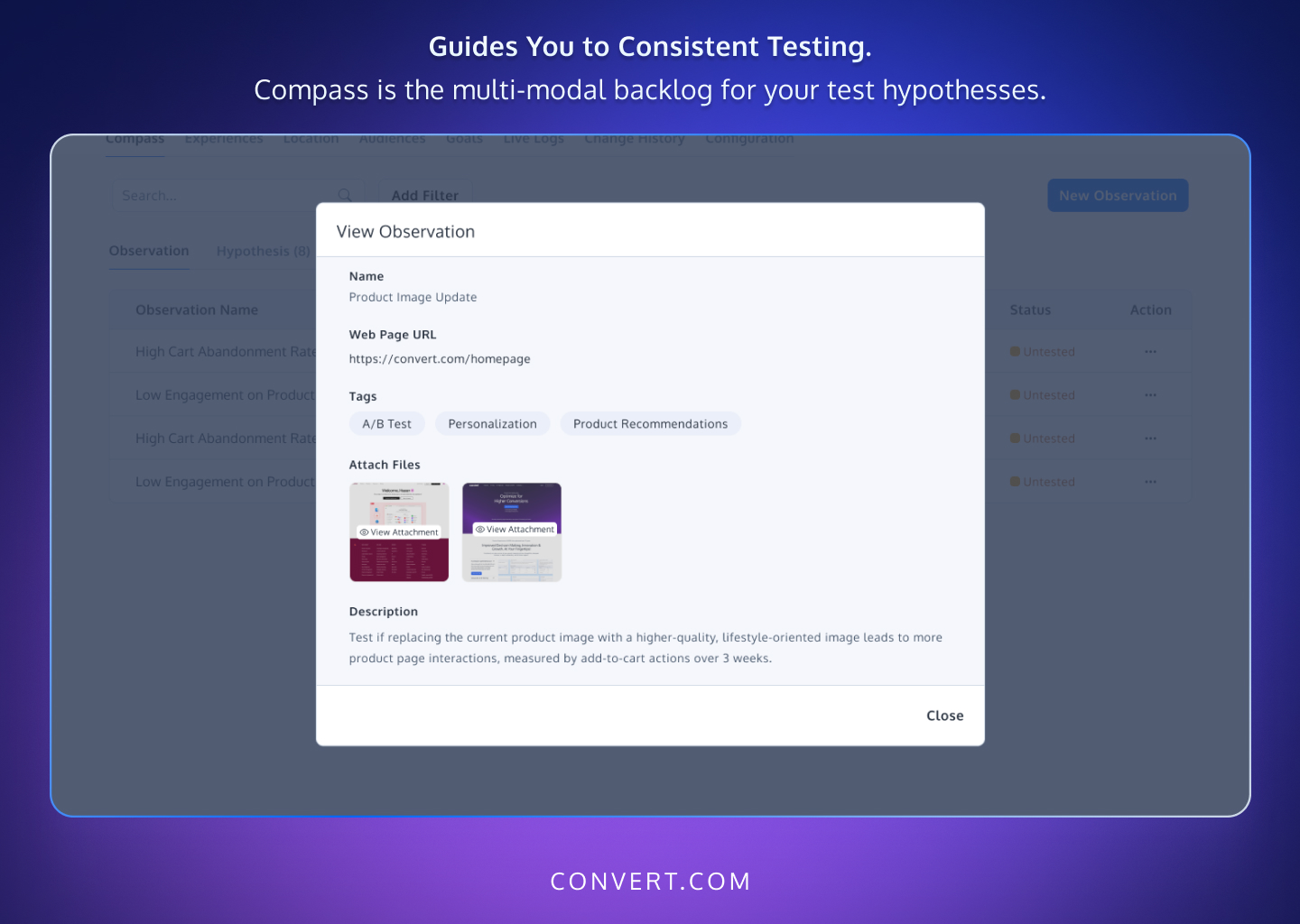 G2 - Compass Screenshot