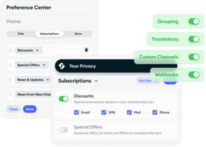 Ketch marketing preference Screenshot