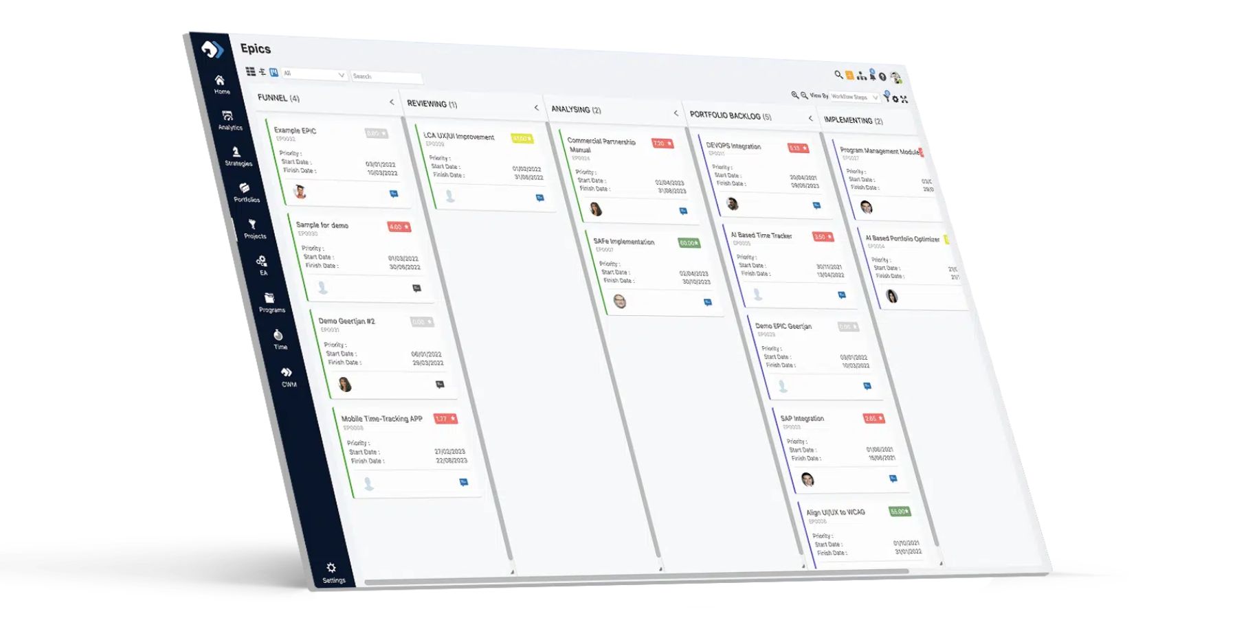 Collect ideas and INCOMING DEMAND Screenshot