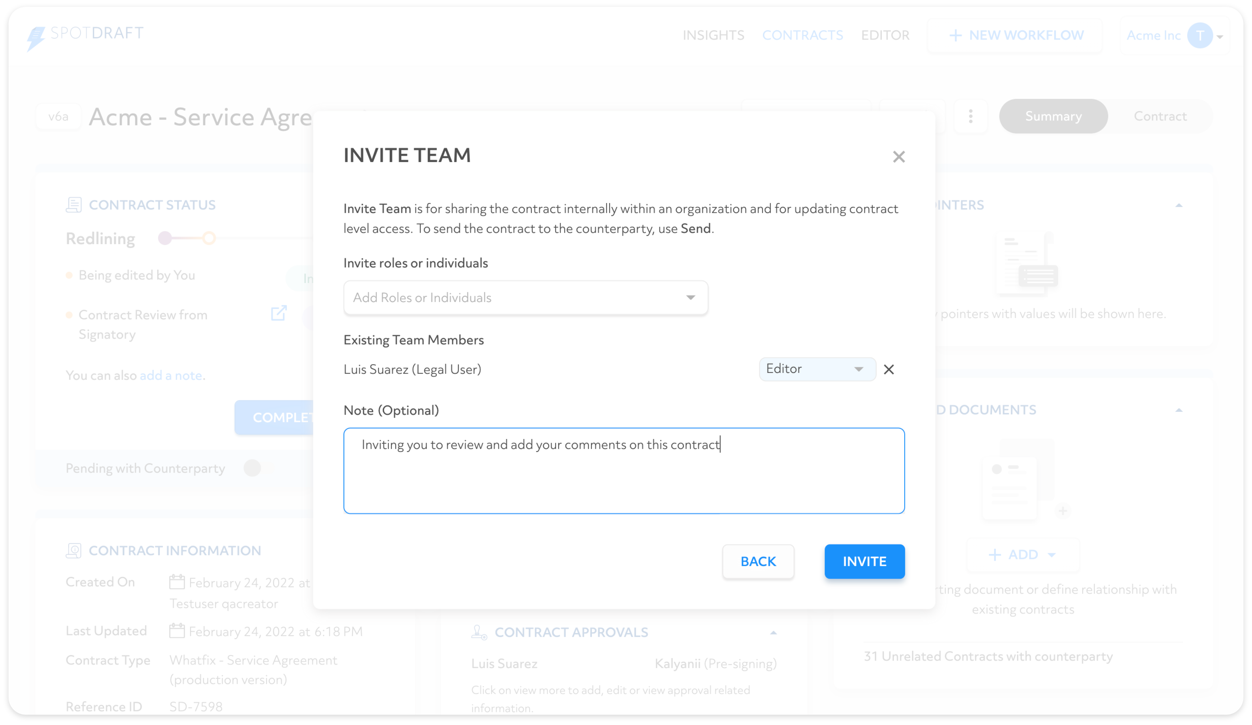 Contract-Collaboration Screenshot