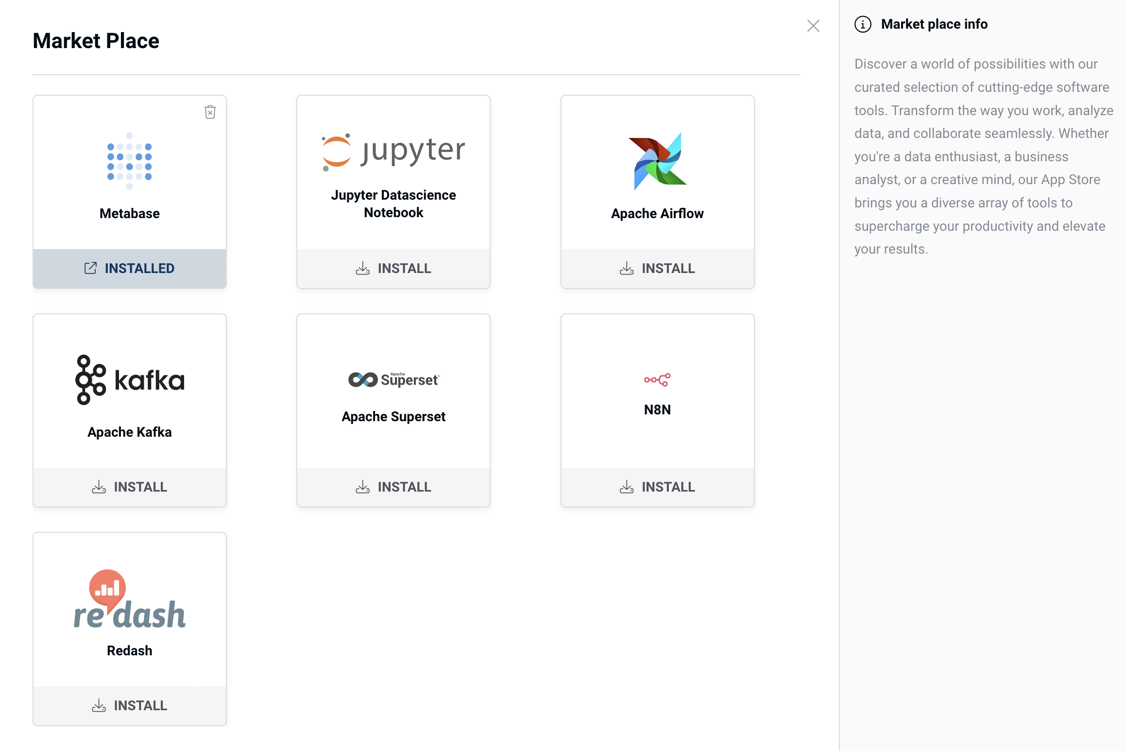 market place Screenshot