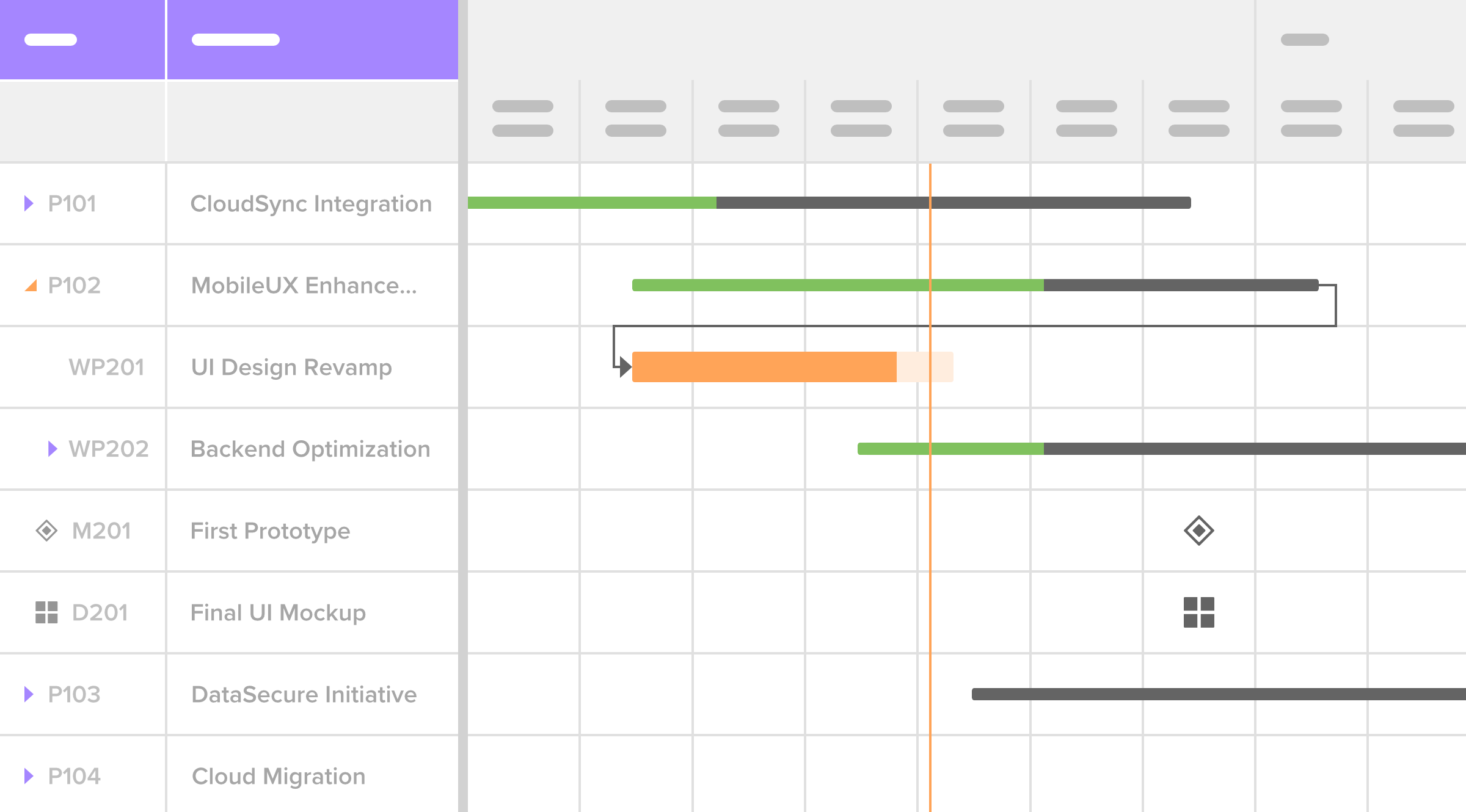 Plan projects and draft proposals Screenshot