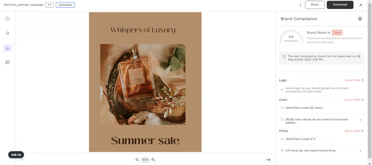 Brand-compliance Screenshot