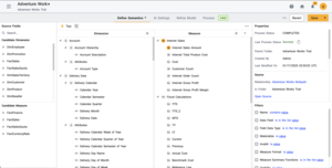 Kyvos Semantic Model Designer Screenshot