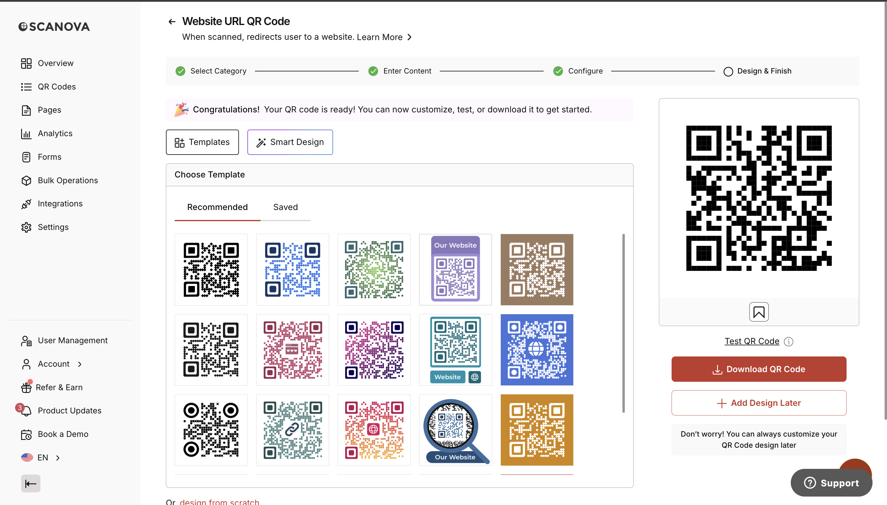 design:customization Screenshot