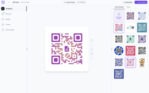 QR design Screenshot