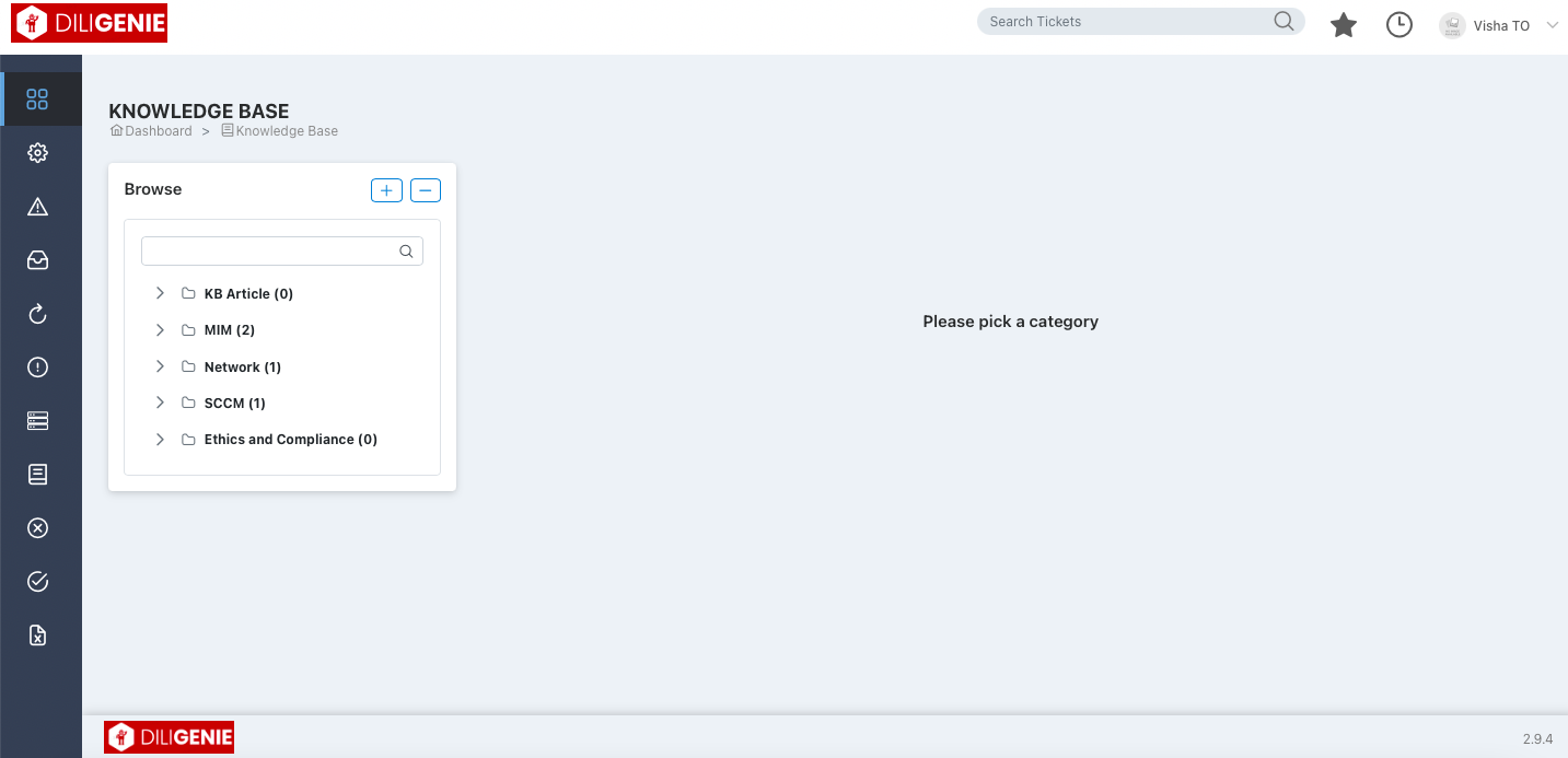 Knowledge Base Screenshot