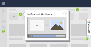 In-context guidance Screenshot