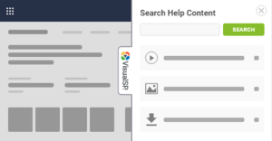 Searchable help content Screenshot