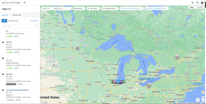 Merge Map Dashboard Screenshot