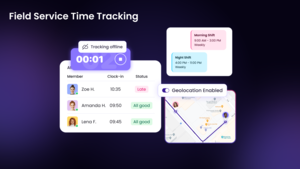 Field Service Time Tracking Screenshot