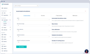 Automated phishing simulations Screenshot