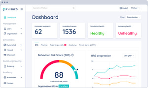Phished Dashboard Screenshot
