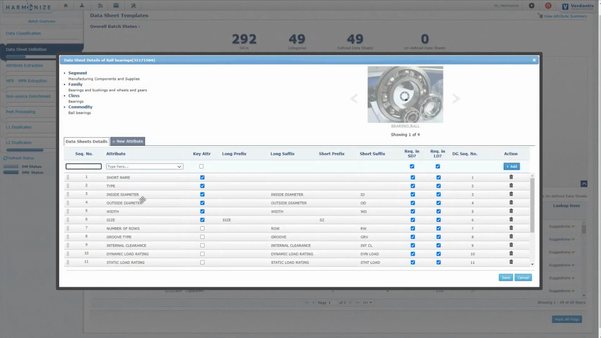 Data Attribution Screenshot