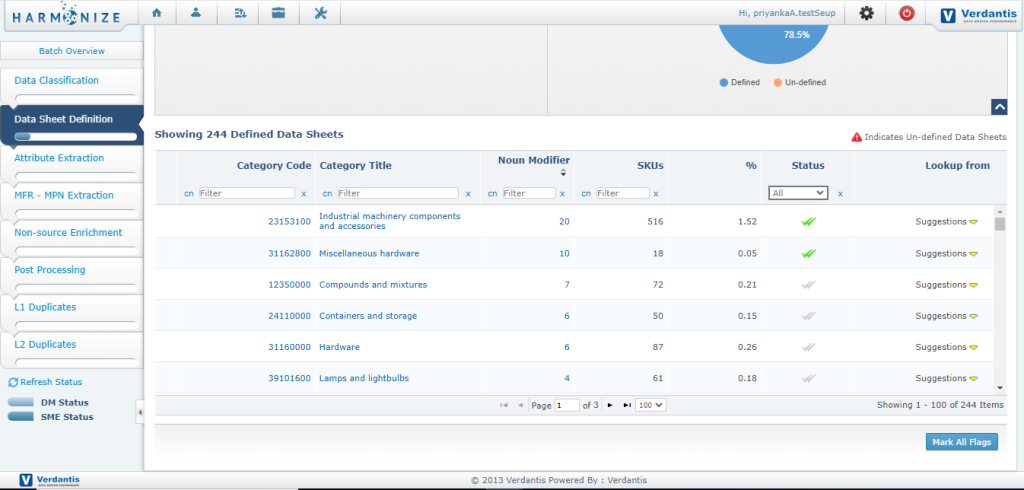Verdantis Harmonize Screenshot