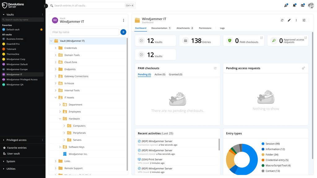 Devolutions Server Screenshot