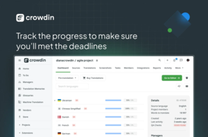 Crowdin Project View Screenshot