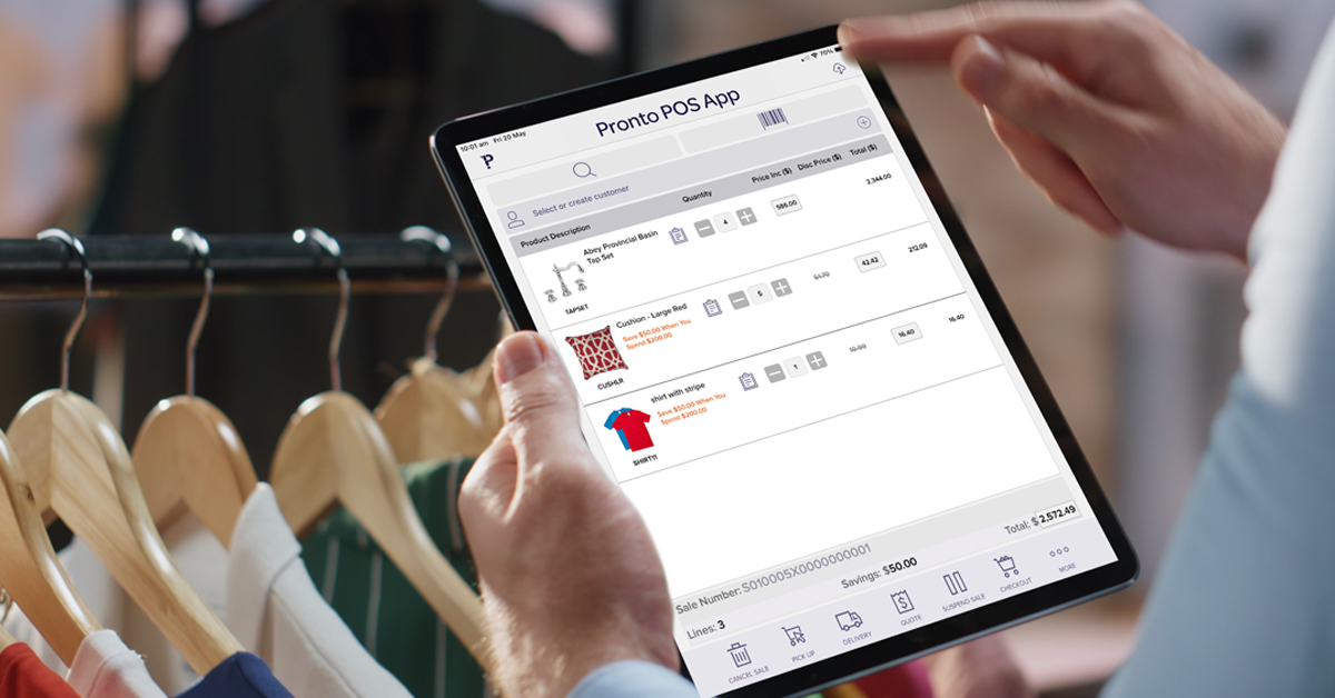 Pronto POS App Screenshot